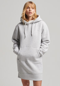 Superdry Sakai Dress Hoodie, grey