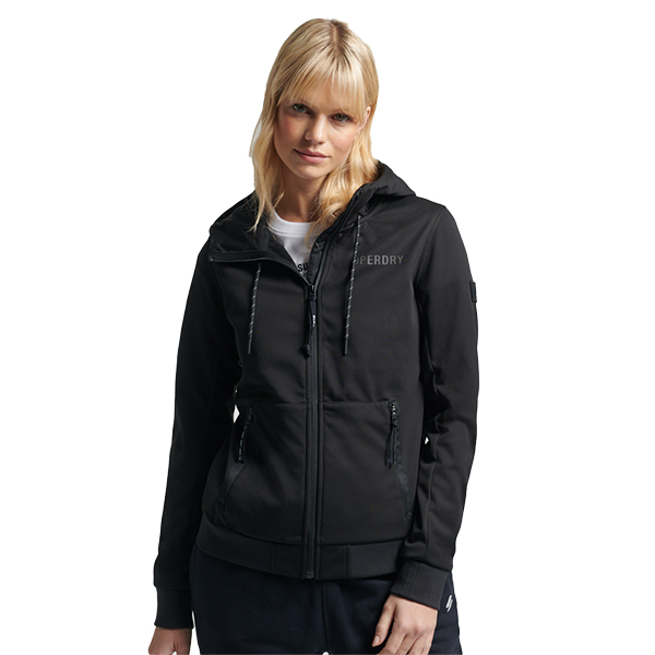 Superdry Saga Softshell, black, Ladies