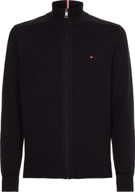 Tommy Hilfiger Pima Cotton Cashmere Zip Through