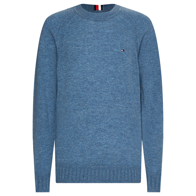 Tommy Hilfiger MULTI HTR LAMBSWOOL C NECK